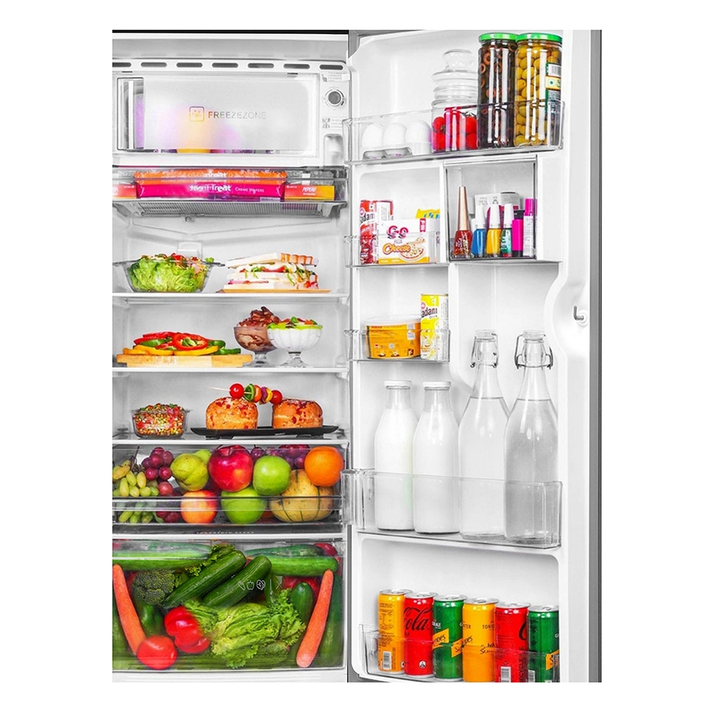 Haier 190L 5 Star Direct Cool Single Door Refrigerator with Toughened Glass Shelf HRD-2105PZG-P